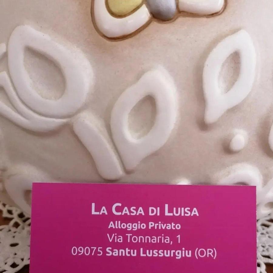 La Casa Di Luisa Διαμέρισμα Santu Lussurgiu Εξωτερικό φωτογραφία